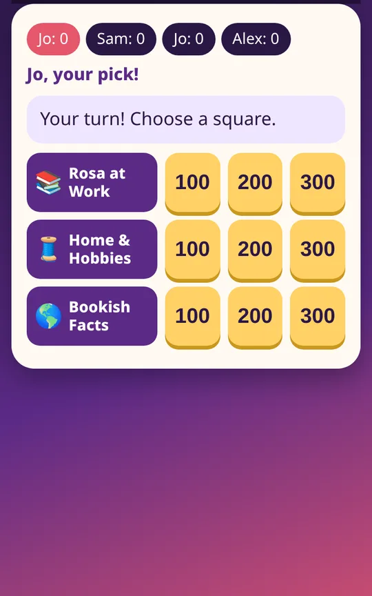 Trivia Board screenshot 2