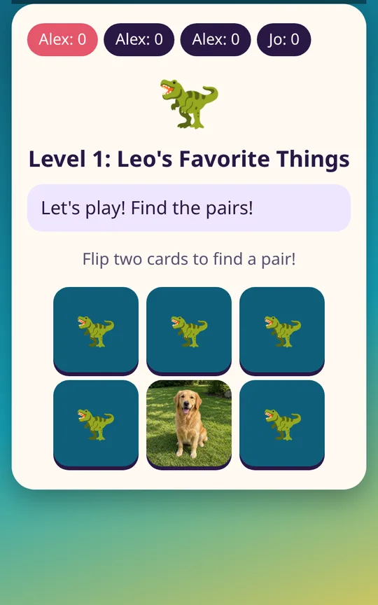 Screenshot of Squish Match on a phone